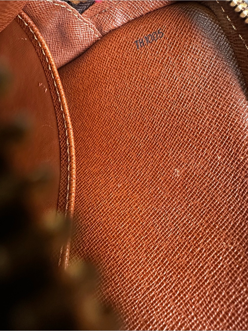 Louis Vuitton Danube Monogram Messenger Bag in Brown and Tan - Picture 12 of 13